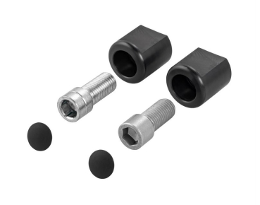Abdeckkappen-Set für Spiegellöcher - RIZOMA - Vespa GTS/HPE 125-310 ccm (ab Bj. 2023) - schwarz